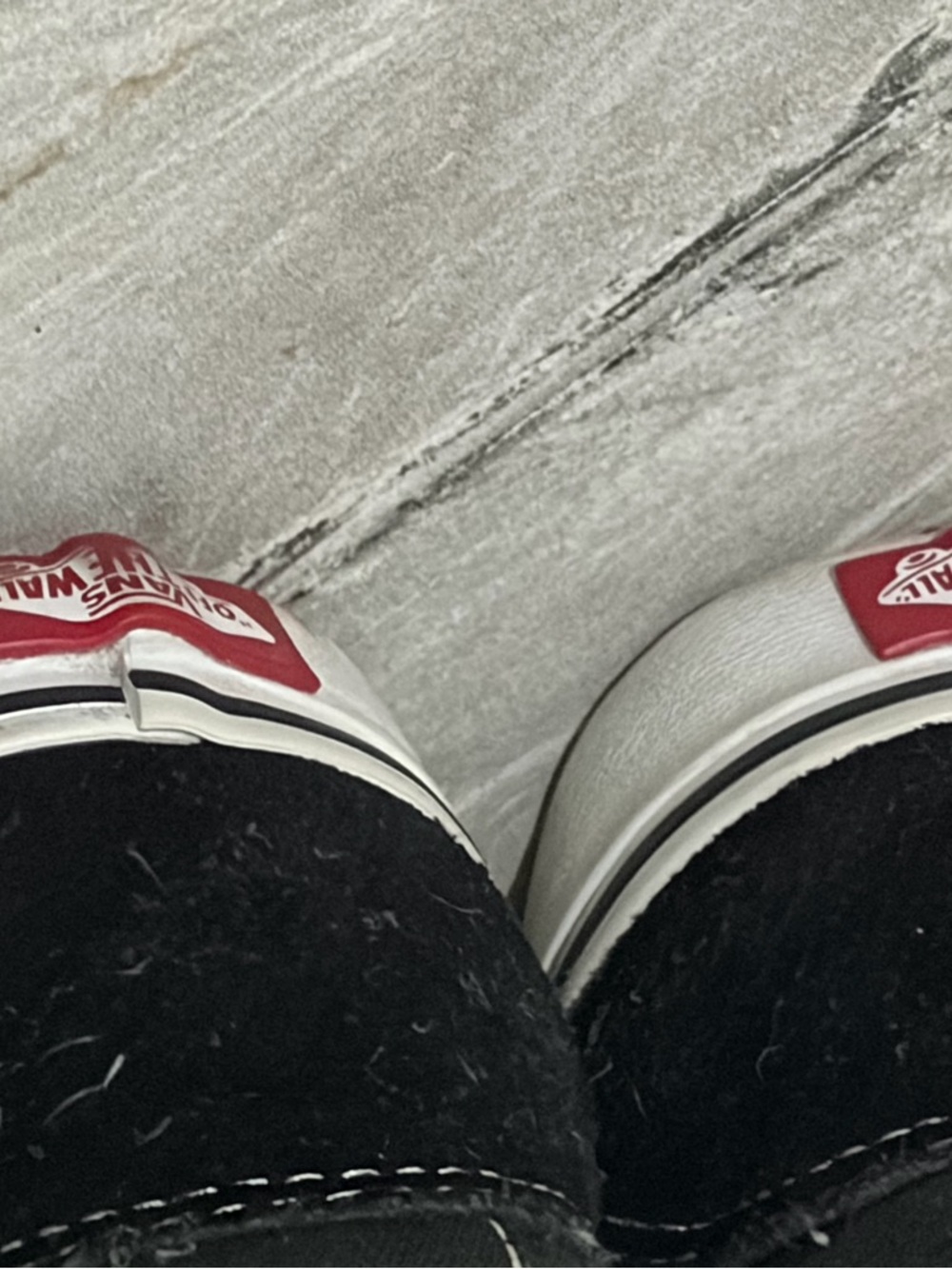 Vans Black and White Old Skool Low-Top Sneakers - Picture 3 of 4